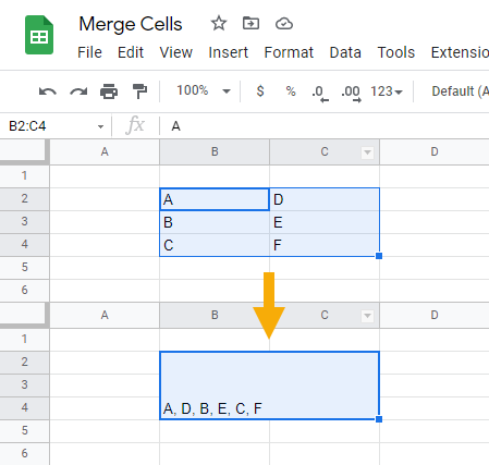 4 Ways To Merge And Unmerge Cells In Google Sheets [Without Losing Data ...